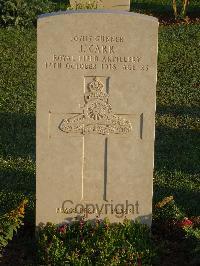 Salonika (Lembet Road) Military Cemetery - Carr, J